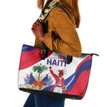 Haiti 222nd Anniversary Independence Day Leather Tote Bag - African Pride