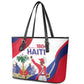 Haiti 222nd Anniversary Independence Day Leather Tote Bag - African Pride