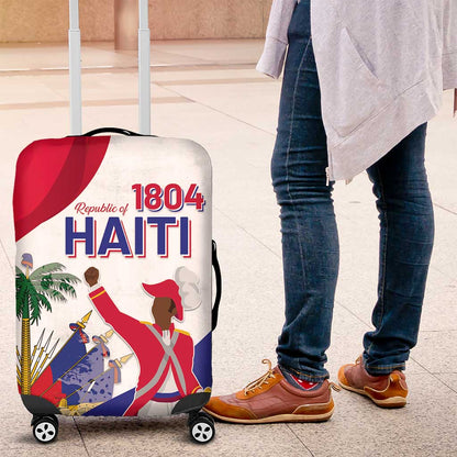 Haiti 222nd Anniversary Independence Day Luggage Cover - African Pride