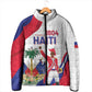 Personalised Haiti 222nd Anniversary Independence Day Padded Jacket