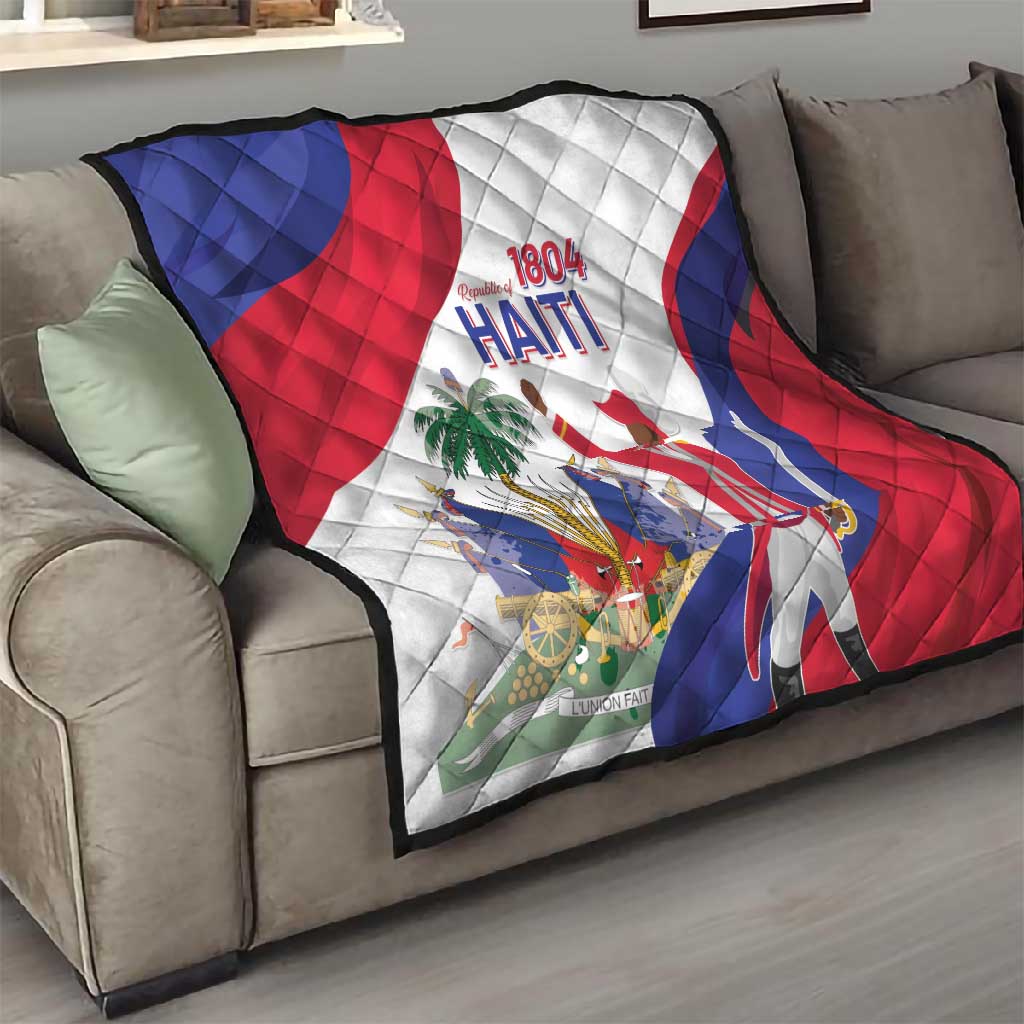 Haiti 222nd Anniversary Independence Day Quilt - African Pride