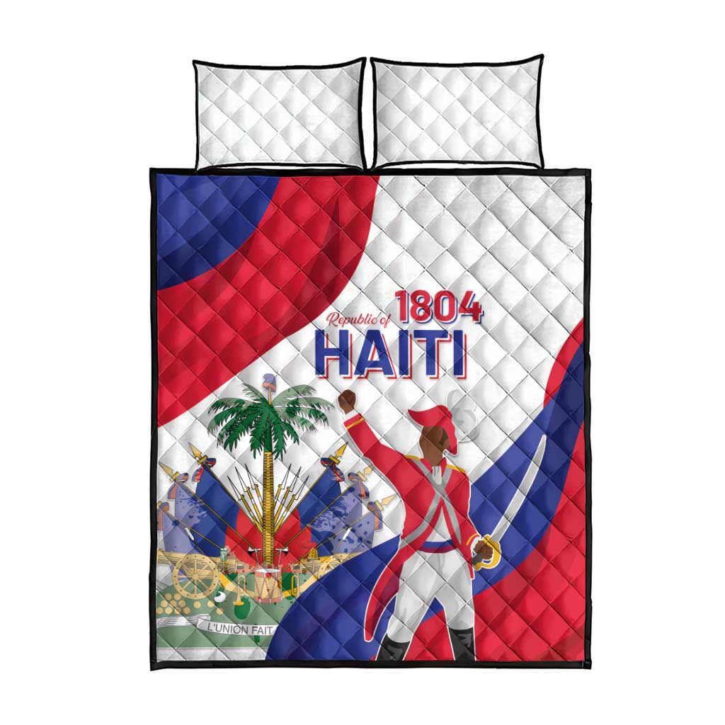 Haiti 222nd Anniversary Independence Day Quilt Bed Set - African Pride