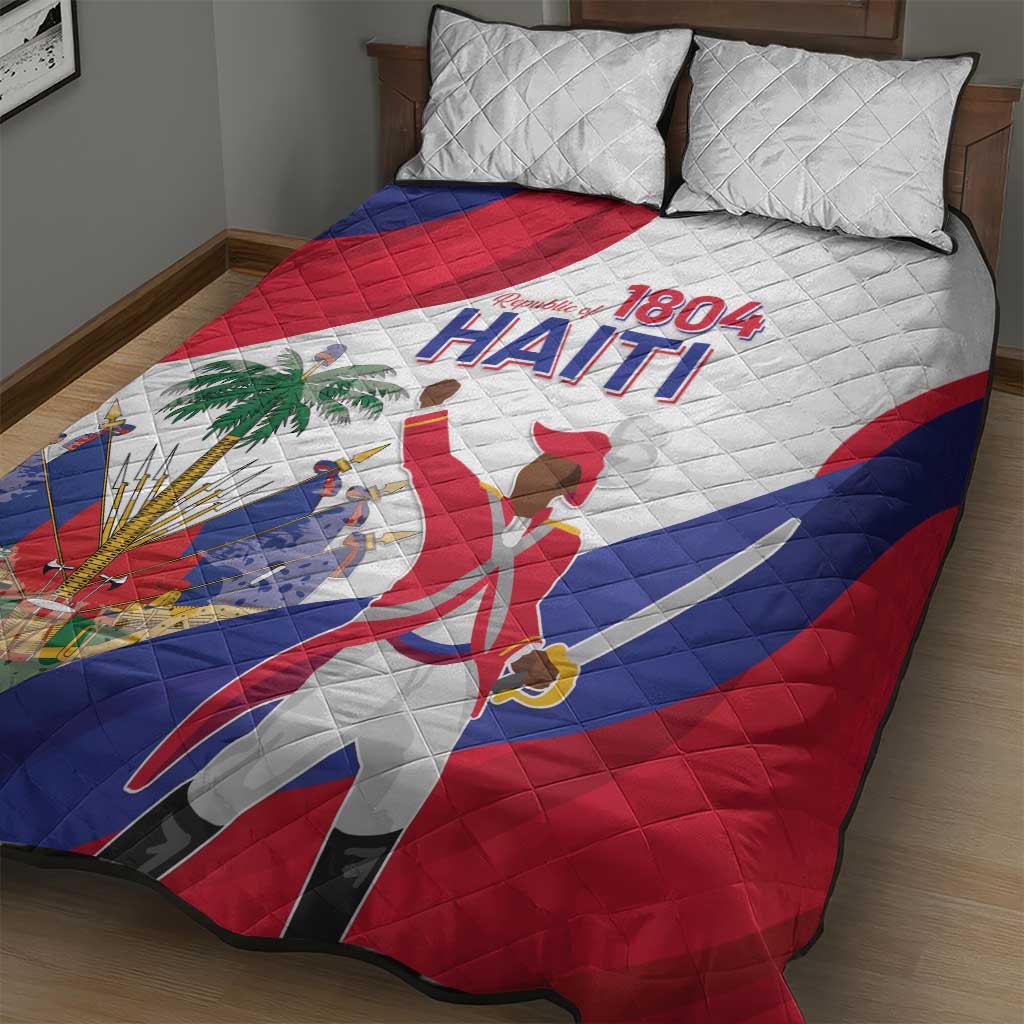 Haiti 222nd Anniversary Independence Day Quilt Bed Set - African Pride