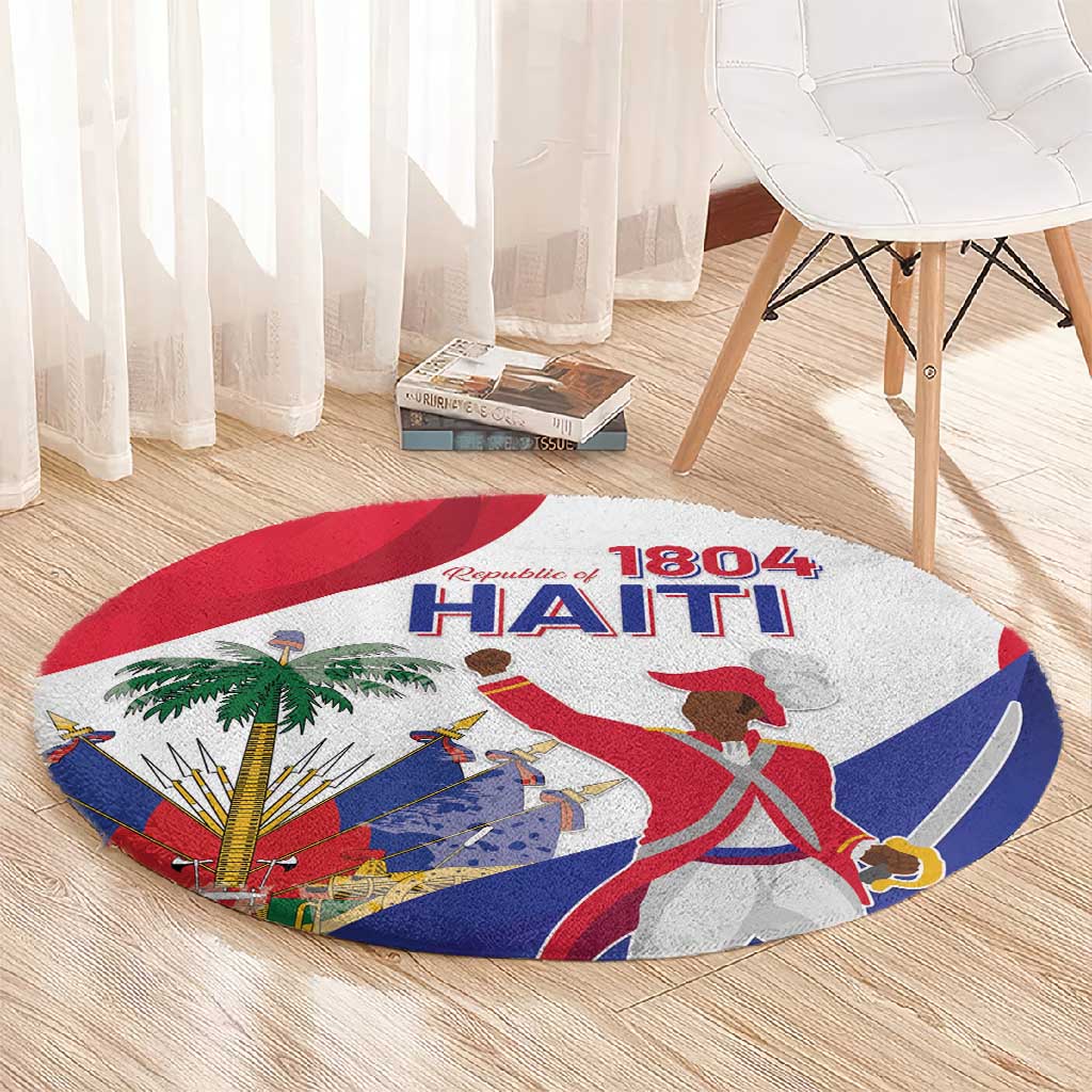 Haiti 222nd Anniversary Independence Day Round Carpet - African Pride
