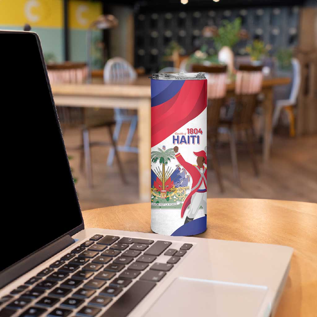 Haiti 222nd Anniversary Independence Day Skinny Tumbler - African Pride