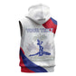 Personalised Haiti 222nd Anniversary Independence Day Sleeveless Hoodie - African Pride