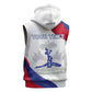 Personalised Haiti 222nd Anniversary Independence Day Sleeveless Zip Hoodie - African Pride