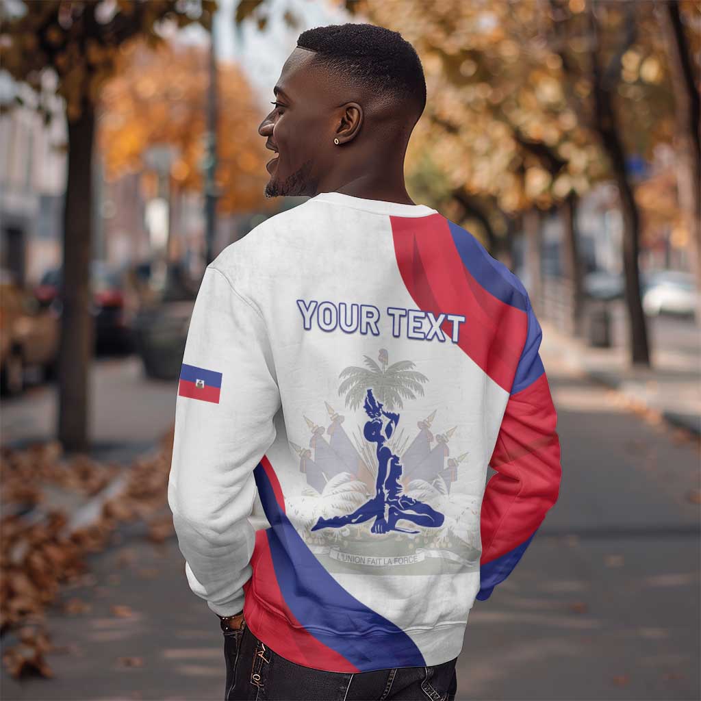 Personalised Haiti 222nd Anniversary Independence Day Sweatshirt - African Pride