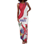 Personalised Haiti 222nd Anniversary Independence Day Tank Maxi Dress - African Pride