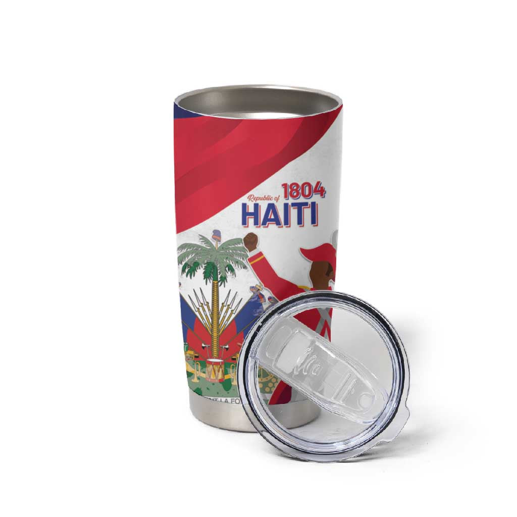 Haiti 222nd Anniversary Independence Day Tumbler Cup - African Pride
