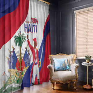 Haiti 222nd Anniversary Independence Day Window Curtain - African Pride