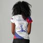 Personalised Haiti 222nd Anniversary Independence Day Women V-Neck T-Shirt - African Pride