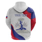 Personalised Haiti 222nd Anniversary Independence Day Zip Hoodie - African Pride