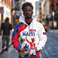 Personalised Haiti 222nd Anniversary Independence Day Zip Hoodie - African Pride