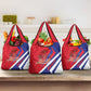Haiti 1804 Grocery Bag Coat Of Arms Simple Style - African Pride