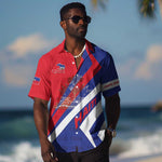 Personalised Haiti 1804 Hawaiian Shirt Coat Of Arms Simple Style - African Pride