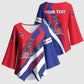 Personalised Haiti 1804 Kimono Sleeve Blouse Coat Of Arms Simple Style