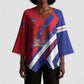 Personalised Haiti 1804 Kimono Sleeve Blouse Coat Of Arms Simple Style