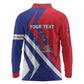 Personalised Haiti 1804 Long Sleeve Polo Shirt Coat Of Arms Simple Style - African Pride