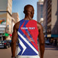 Personalised Haiti 1804 Men Tank Top Coat Of Arms Simple Style - African Pride