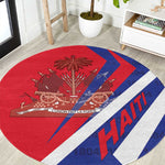 Haiti 1804 Round Carpet Coat Of Arms Simple Style - African Pride