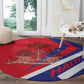 Haiti 1804 Round Carpet Coat Of Arms Simple Style - African Pride