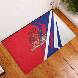 Haiti 1804 Rubber Doormat Coat Of Arms Simple Style - African Pride