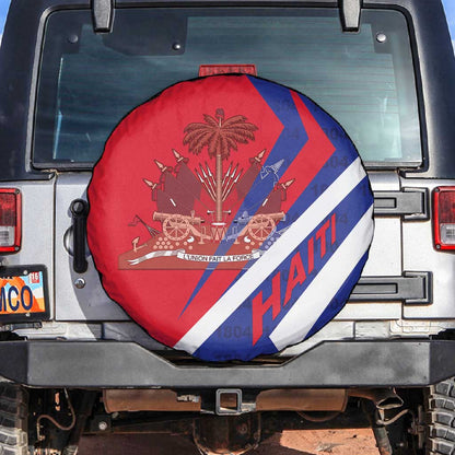 Haiti 1804 Spare Tire Cover Coat Of Arms Simple Style - African Pride
