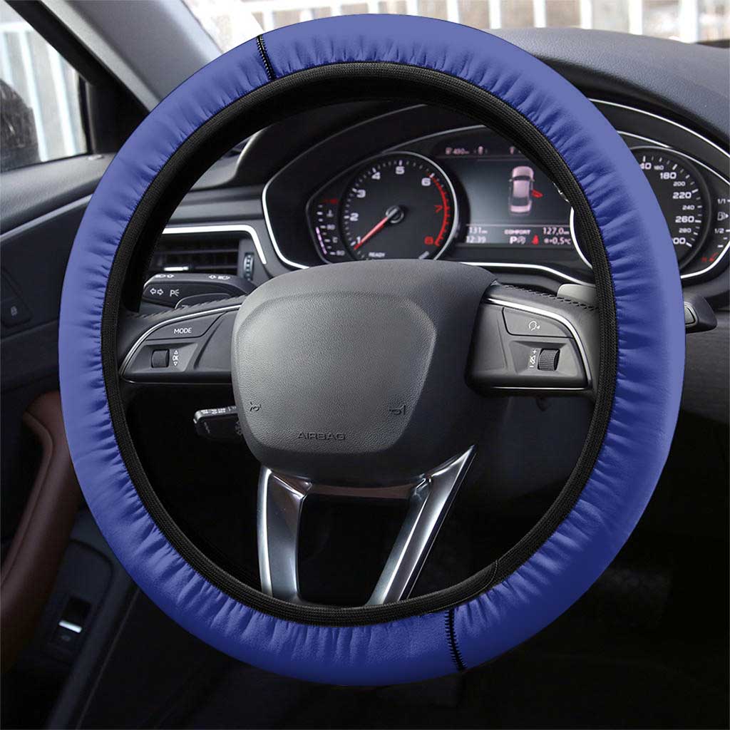 Haiti 1804 Steering Wheel Cover Coat Of Arms Simple Style - African Pride