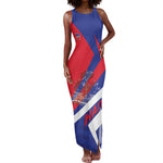 Personalised Haiti 1804 Tank Maxi Dress Coat Of Arms Simple Style - African Pride