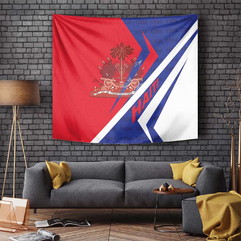 Haiti 1804 Tapestry Coat Of Arms Simple Style - African Pride