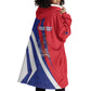 Personalised Haiti 1804 Wearable Blanket Hoodie Coat Of Arms Simple Style - African Pride