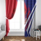 Haiti 1804 Window Curtain Coat Of Arms Simple Style - African Pride