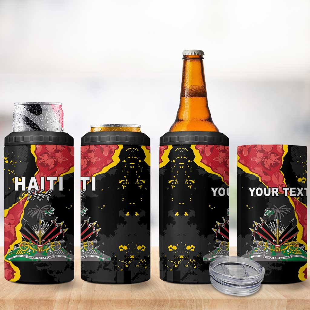 Haiti 1964 4 in 1 Can Cooler Tumbler Coat Of Arms Unique Style - African Pride