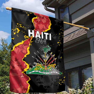 Haiti 1964 Garden Flag Coat Of Arms Unique Style - African Pride