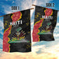 Haiti 1964 Garden Flag Coat Of Arms Unique Style - African Pride