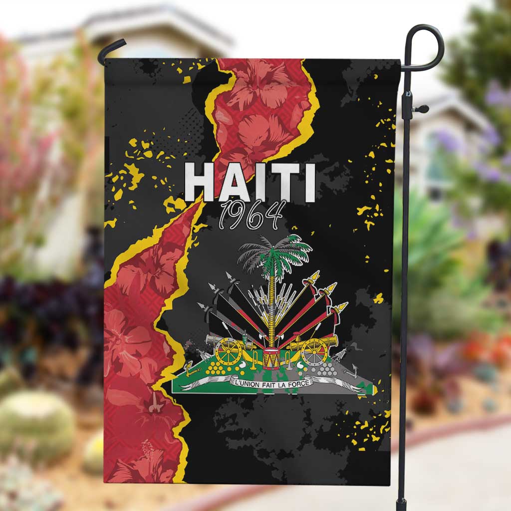 Haiti 1964 Garden Flag Coat Of Arms Unique Style - African Pride