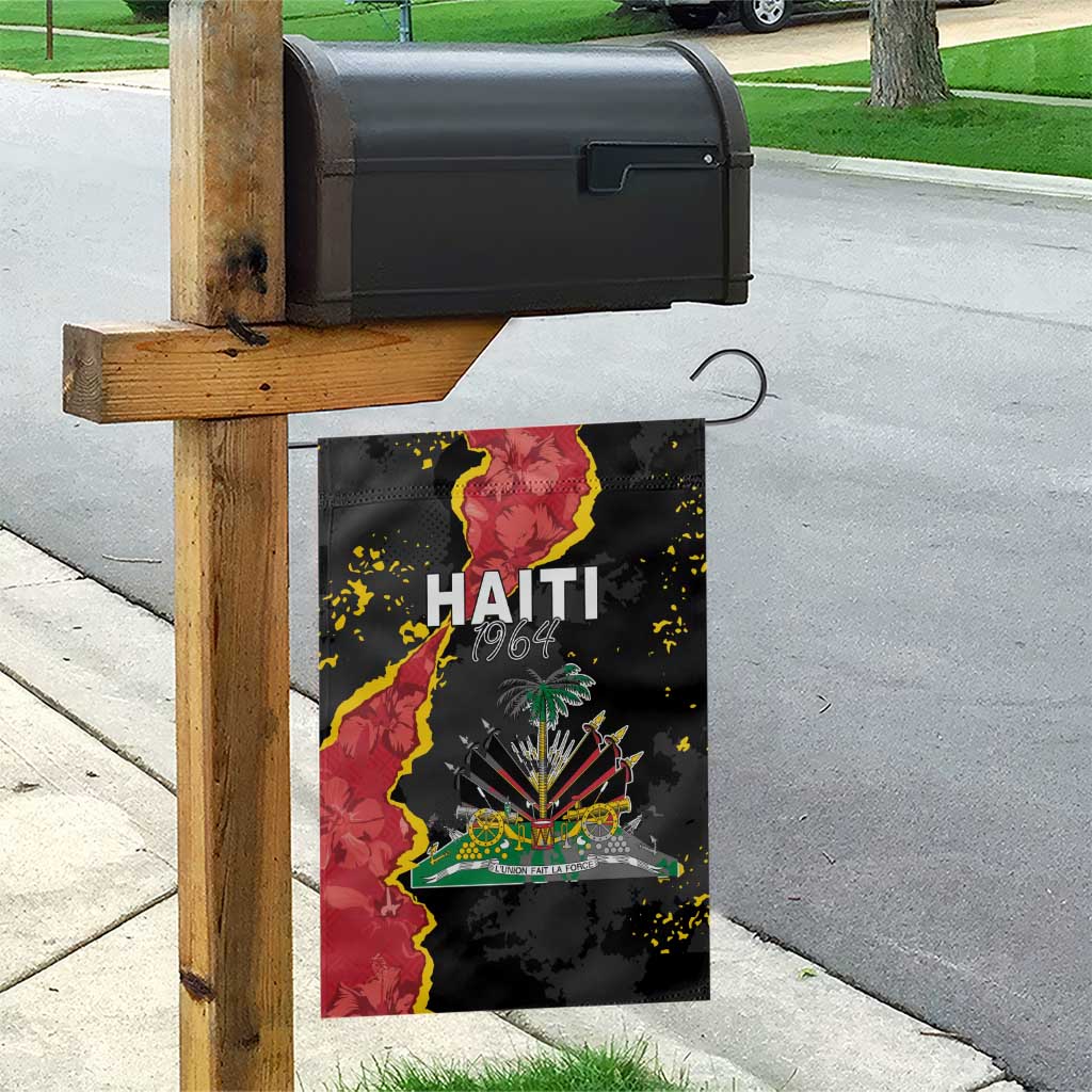 Haiti 1964 Garden Flag Coat Of Arms Unique Style - African Pride