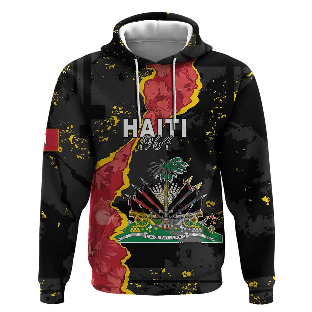 Personalised Haiti 1964 Hoodie Coat Of Arms Unique Style - African Pride