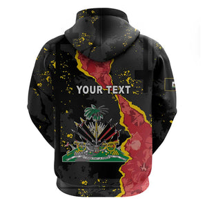 Personalised Haiti 1964 Hoodie Coat Of Arms Unique Style - African Pride