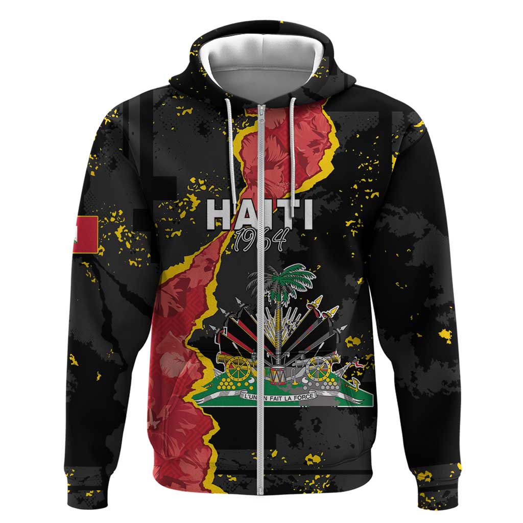 Personalised Haiti 1964 Hoodie Coat Of Arms Unique Style - African Pride