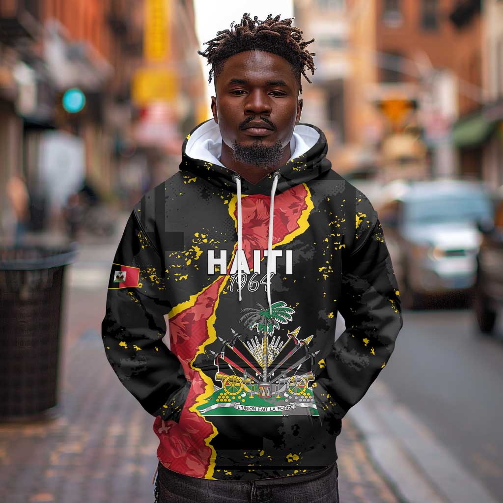 Personalised Haiti 1964 Hoodie Coat Of Arms Unique Style - African Pride