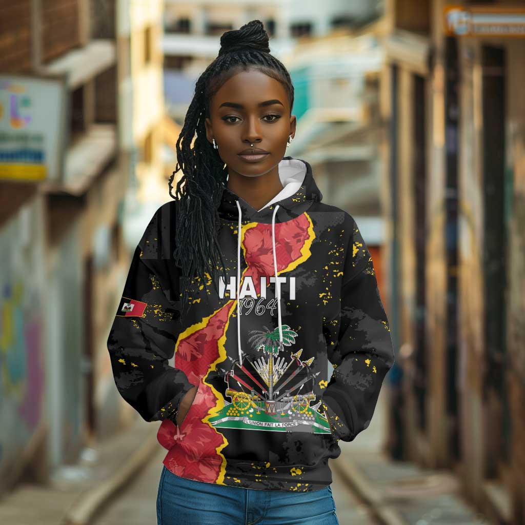 Personalised Haiti 1964 Hoodie Coat Of Arms Unique Style - African Pride