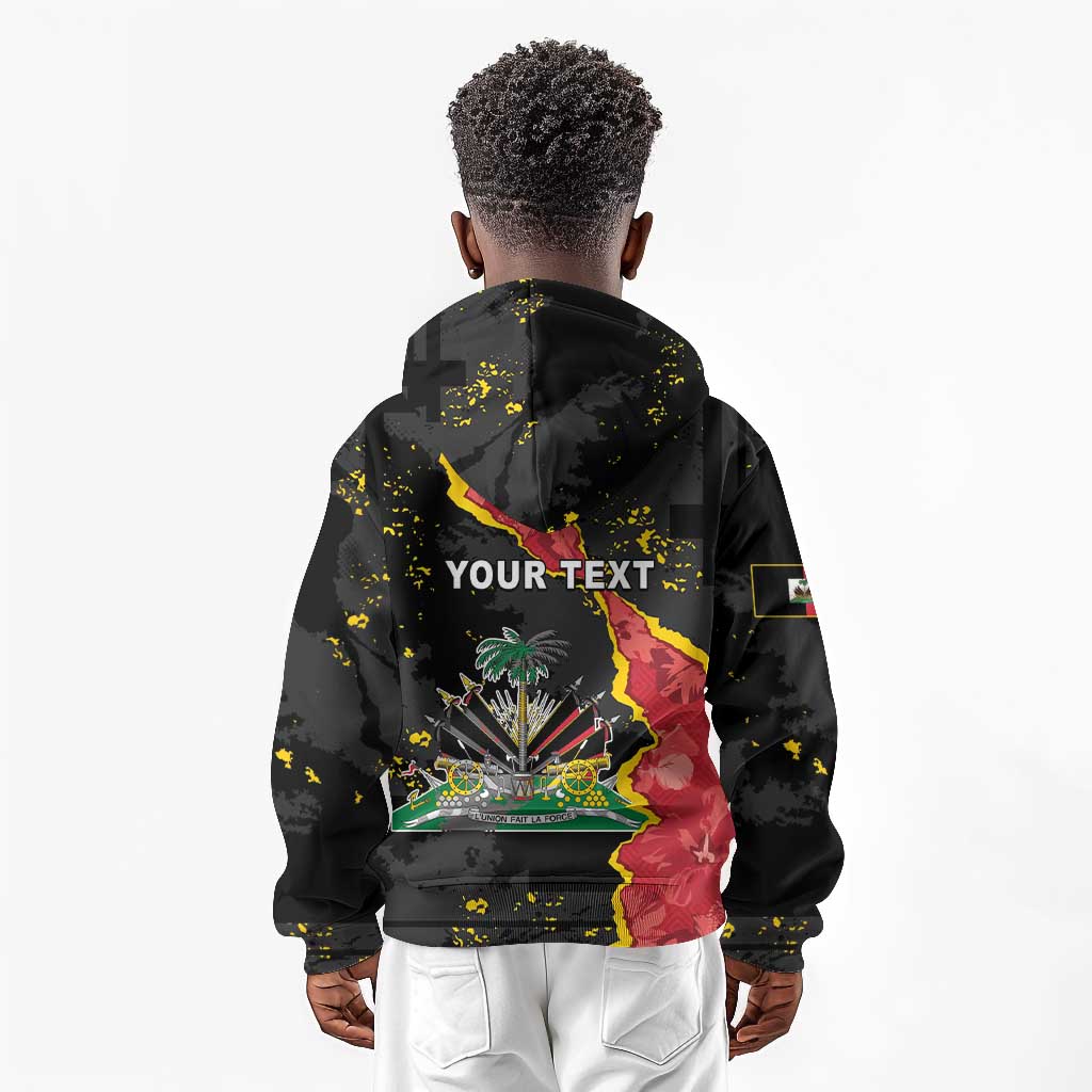 Personalised Haiti 1964 Kid Hoodie Coat Of Arms Unique Style - African Pride