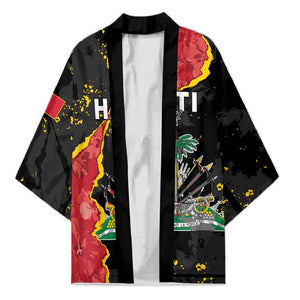 Personalised Haiti 1964 Kimono Coat Of Arms Unique Style