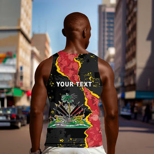 Personalised Haiti 1964 Men Tank Top Coat Of Arms Unique Style - African Pride