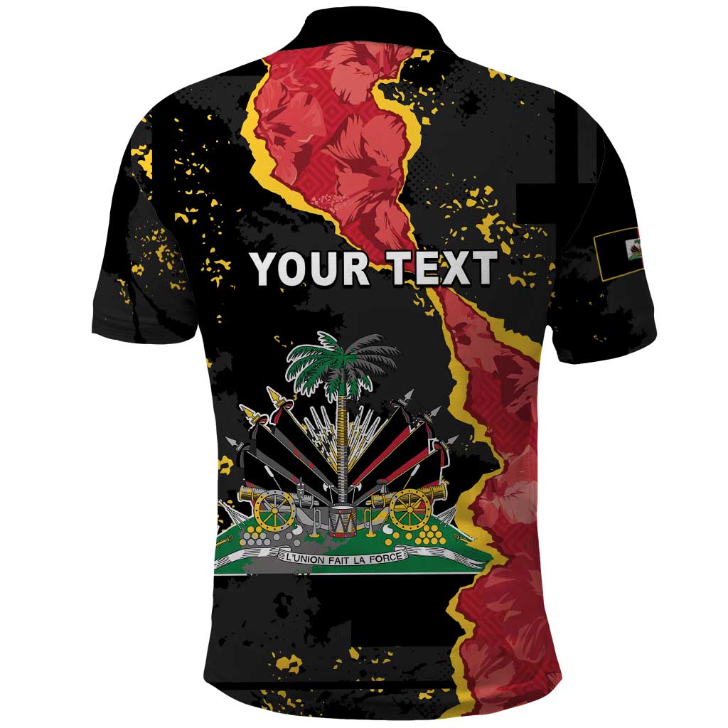 Personalised Haiti 1964 Polo Shirt Coat Of Arms Unique Style - African Pride