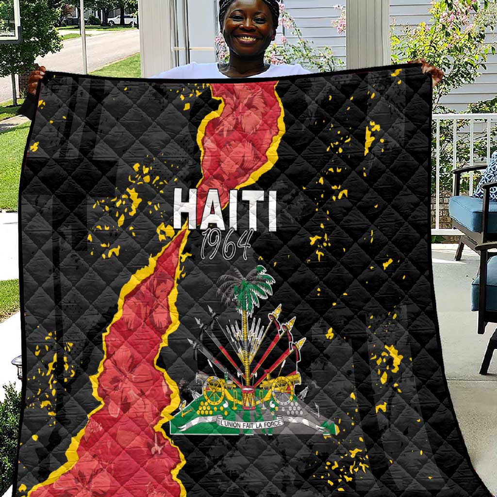Haiti 1964 Quilt Coat Of Arms Unique Style - African Pride