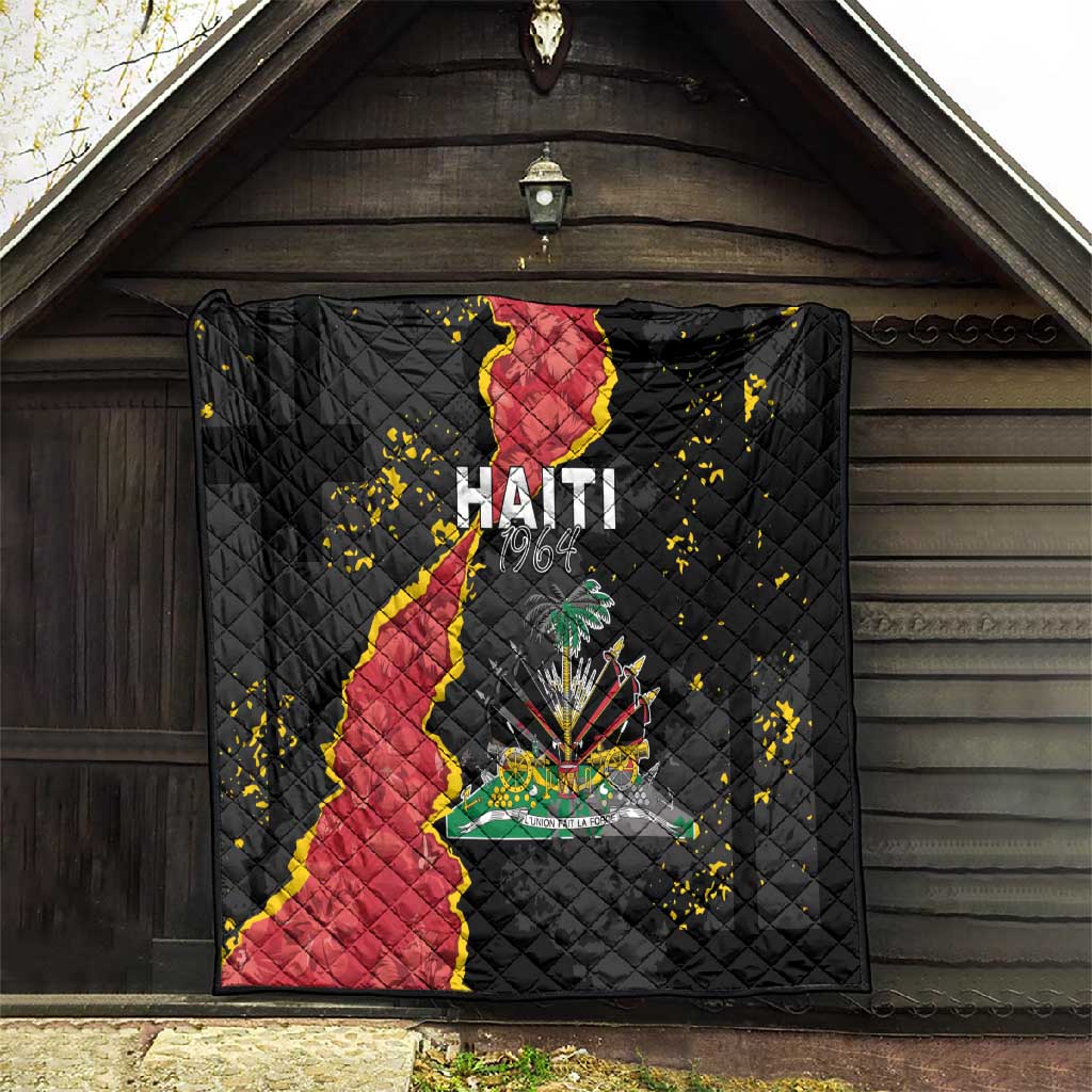 Haiti 1964 Quilt Coat Of Arms Unique Style - African Pride