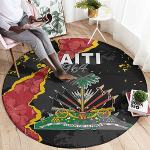 Haiti 1964 Round Carpet Coat Of Arms Unique Style - African Pride